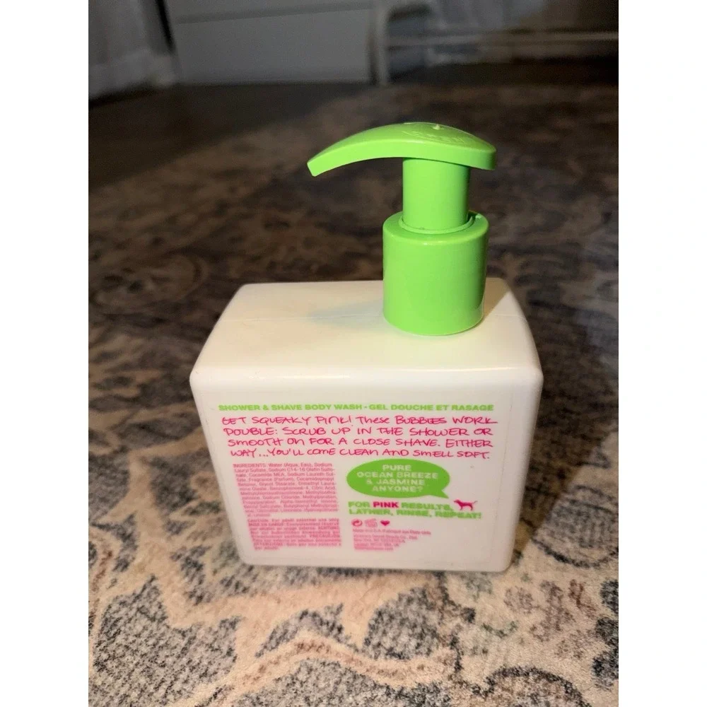 Vintage Victoria's Secret PINK Squeaky Pink Shower Gel Soft & Pure